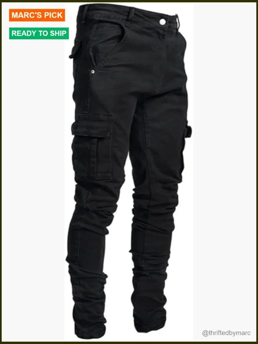 Men's Ripped Distressed Skinny Fit Denim Jeans Casual Fashion Pants